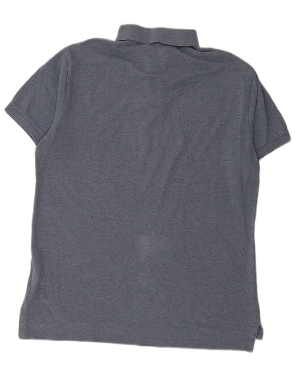 Мужская рубашка поло POLO RALPH LAUREN, большая синяя хлопковая