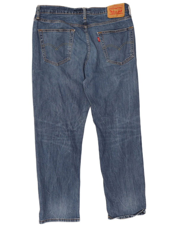 Мужские прямые джинсы Levi's W34 L29, синий хлопок