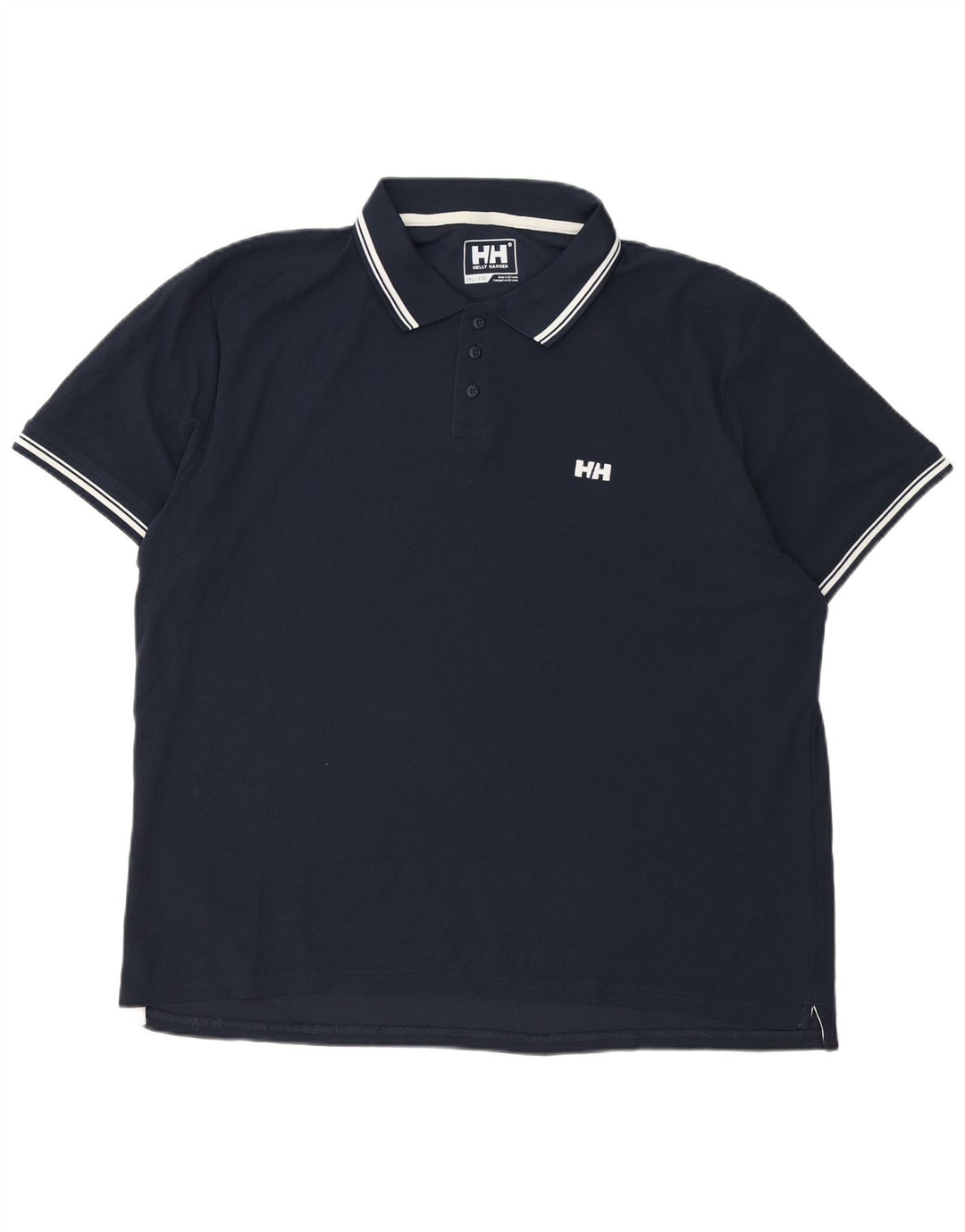 Мужская рубашка-поло Helly Hansen 3XL темно-синяя, полиэстер