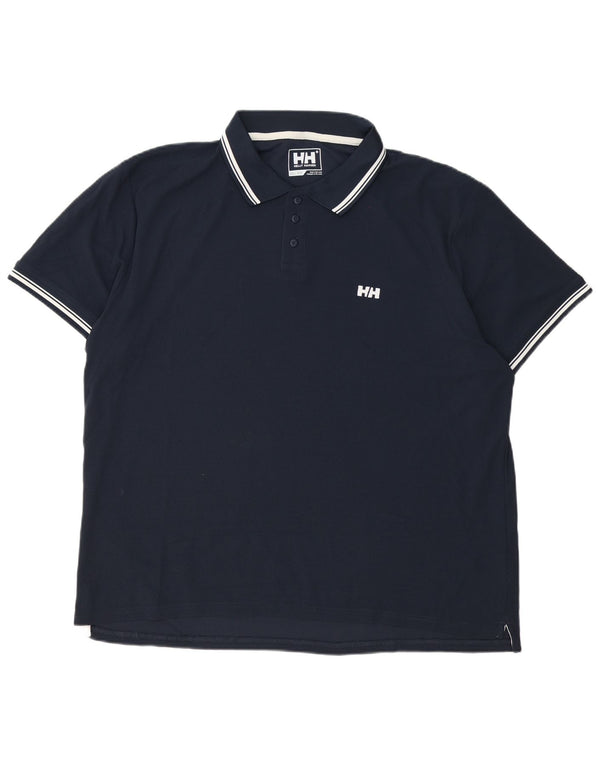 Мужская рубашка-поло Helly Hansen 3XL темно-синяя, полиэстер