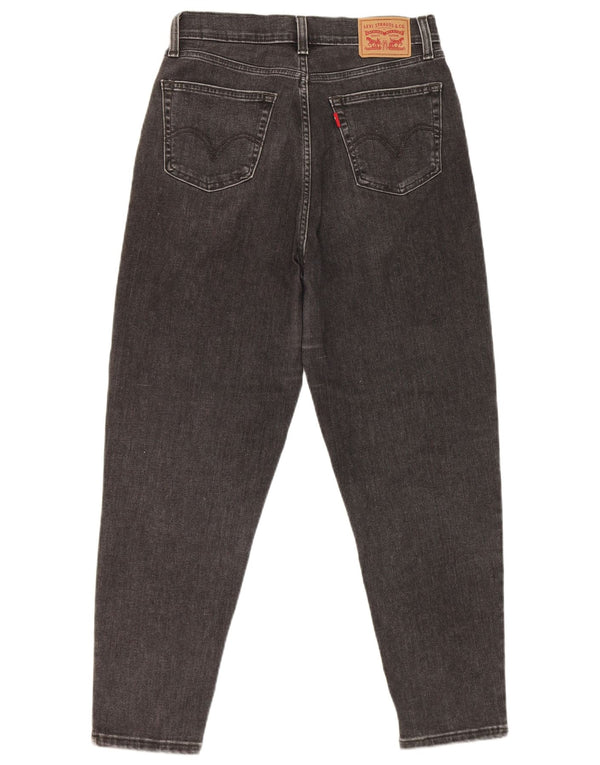 Женские свободные джинсы-бойфренды Levi's с высокой посадкой W28 L27, черный хлопок