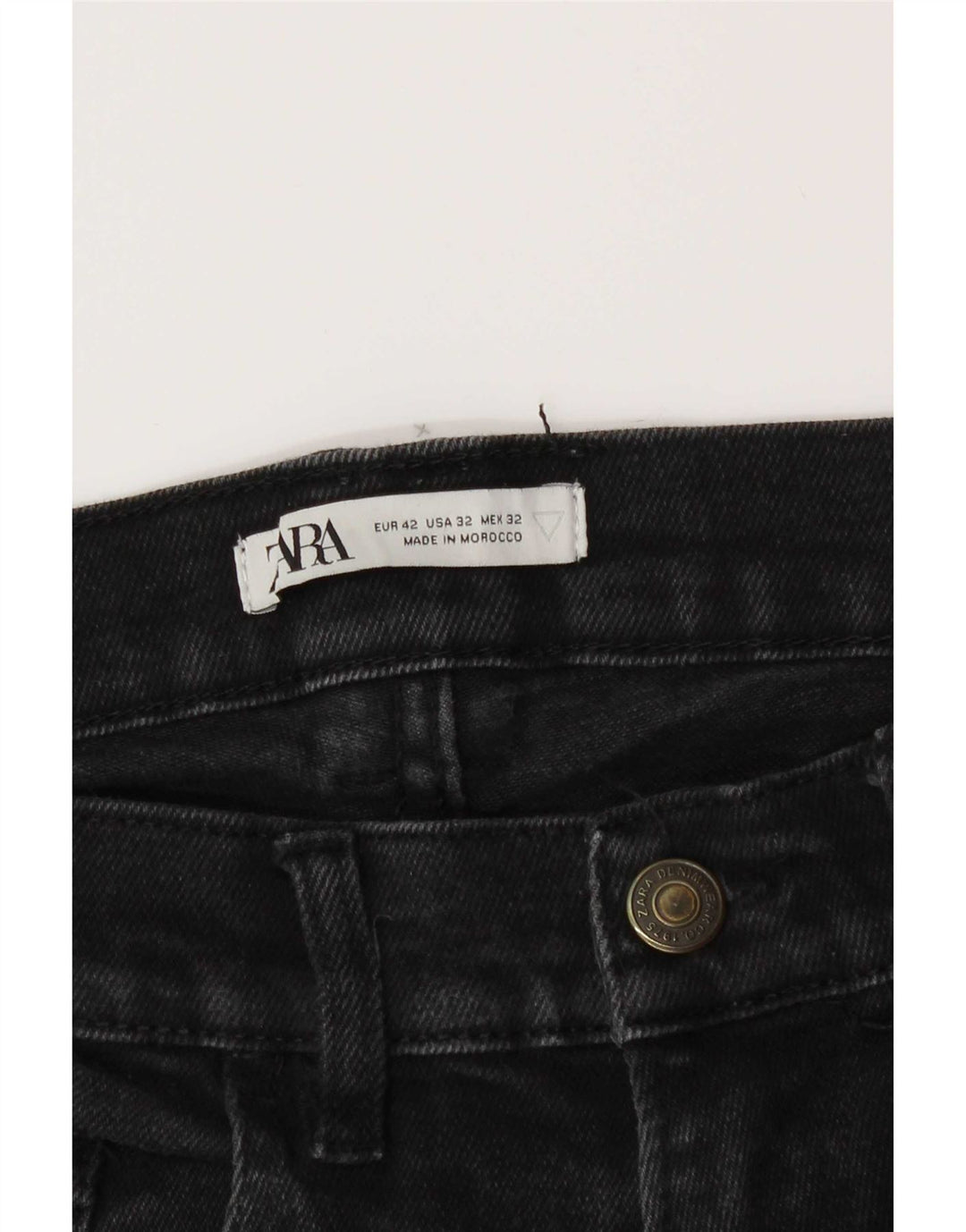 Джинсы мужские узкие Zara EU 42 большие W32 L30 серые