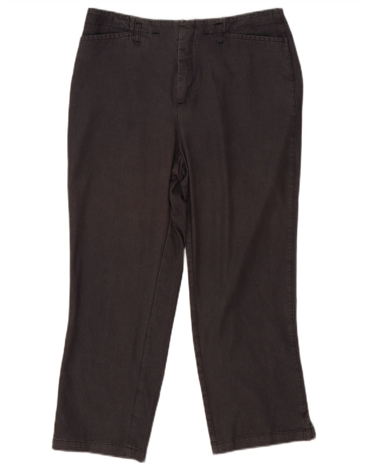 Stefanel Женские прямые капри IT 42 Medium W29 L22 Серые вискозы