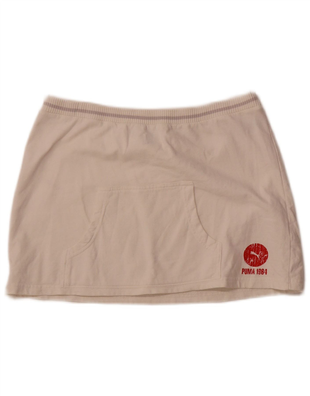 Женская мини-юбка с рисунком Puma Medium W32, белая