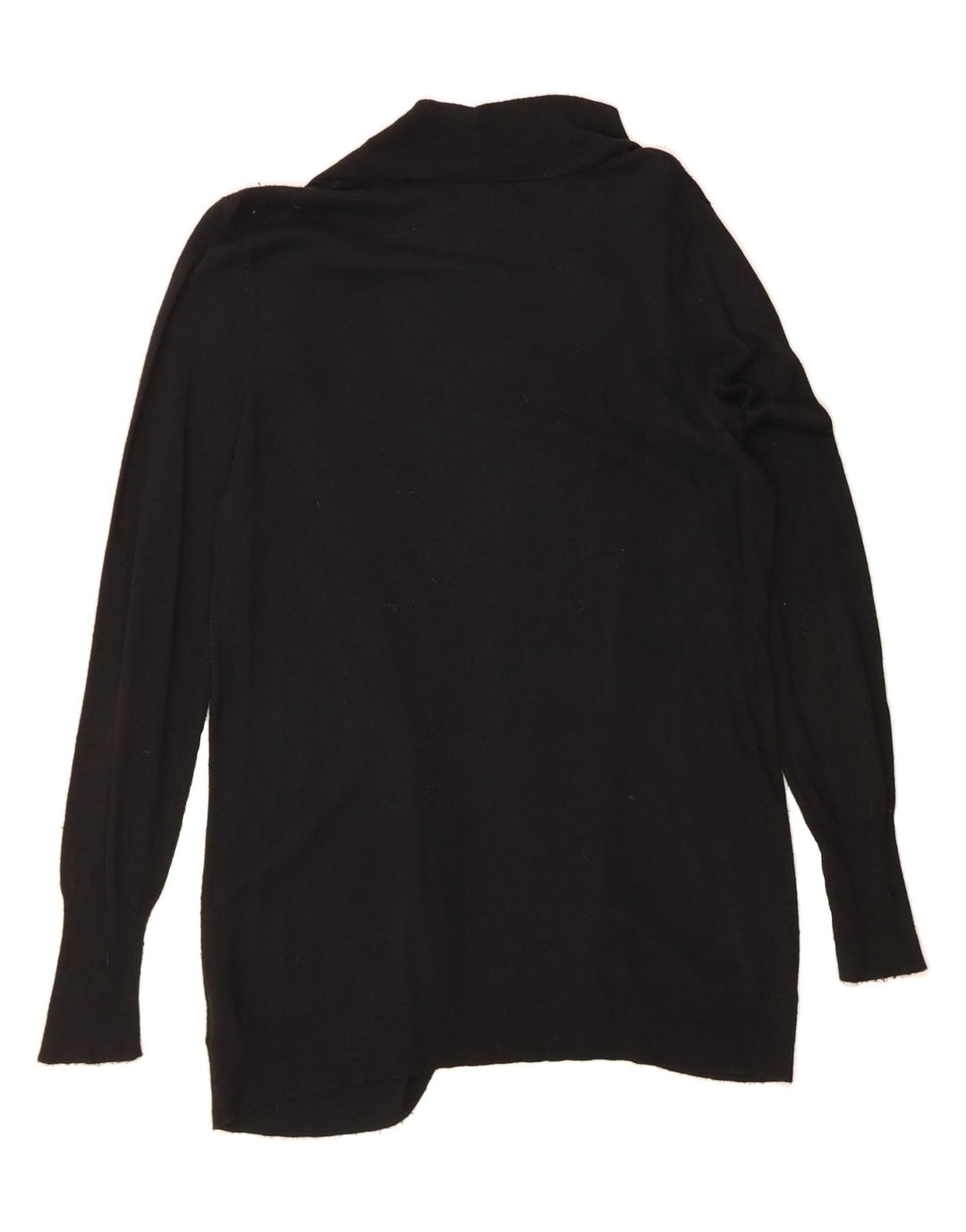 MOSSIMO Womens Longline Open Cardigan Sweater UK 20 2XL Black Nylon Vintage Mossimo and Second-Hand Mossimo from Messina Hembry 