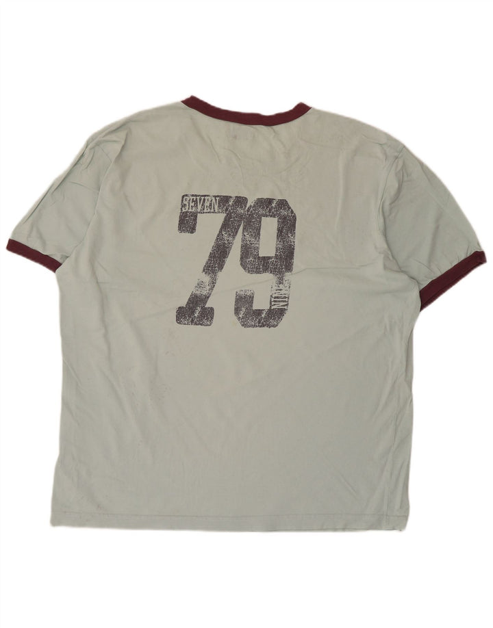 Мужская футболка с рисунком Levi's Top XL, синяя, хлопок
