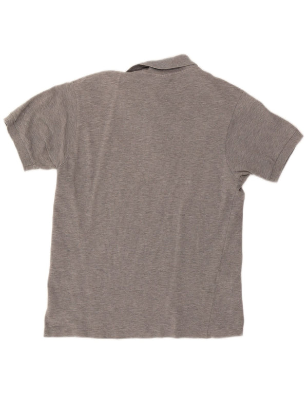 Мужская рубашка-поло LACOSTE, размер 3, маленькая, серая, хлопок