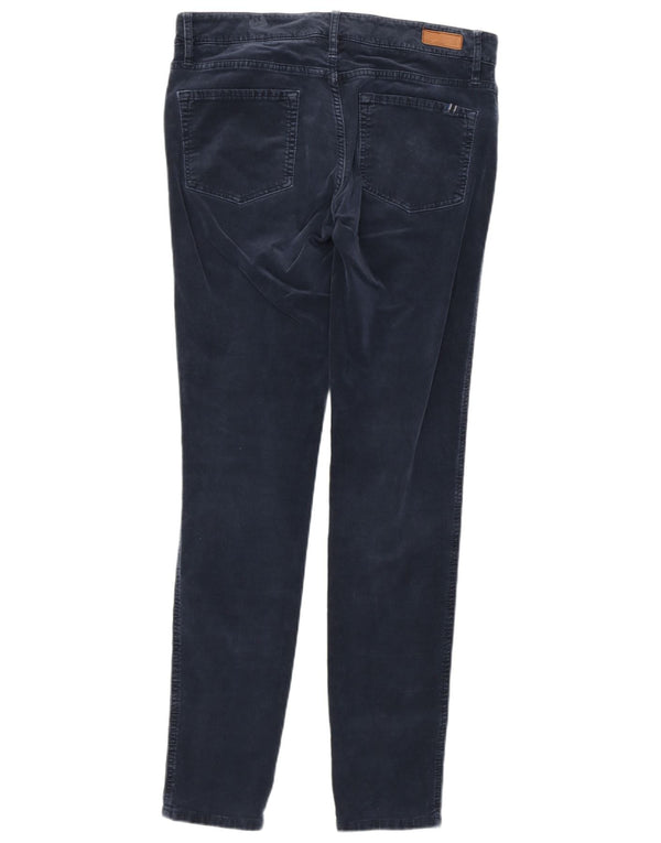 TOMMY HILFIGER Женские вельветовые брюки скинни Venice LW W30 L31 Темно-синие