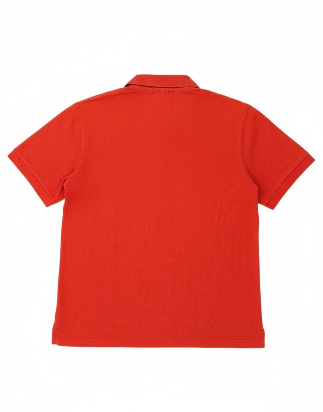 LACOSTE Mens Polo Shirt Size 4 Medium Red Cotton