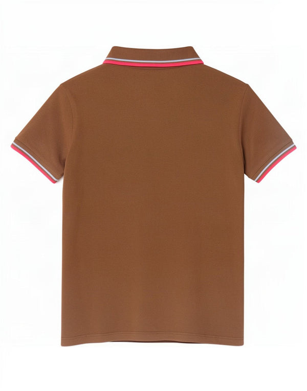 Женская рубашка-поло Fred Perry UK 20 2XL, коричневый хлопок