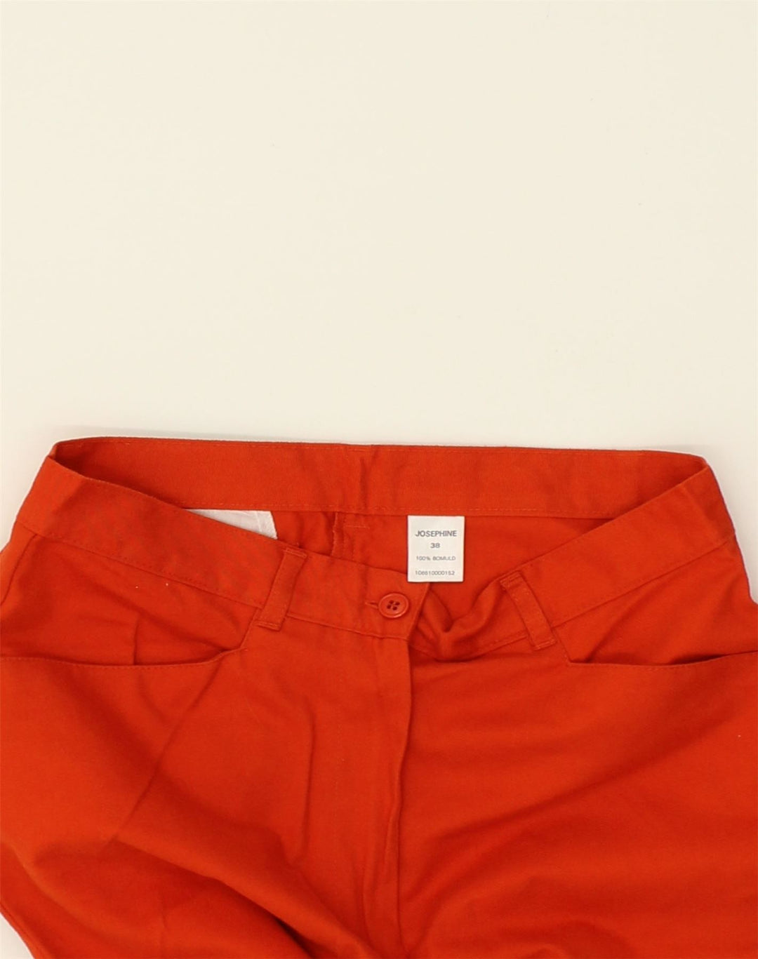 JERSEY JOSEPHINE Womens Tapered Casual Trousers EU 38 Medium W28 L29 Red | Vintage Jersey Josephine | Thrift | Second-Hand Jersey Josephine | Used Clothing | Messina Hembry 