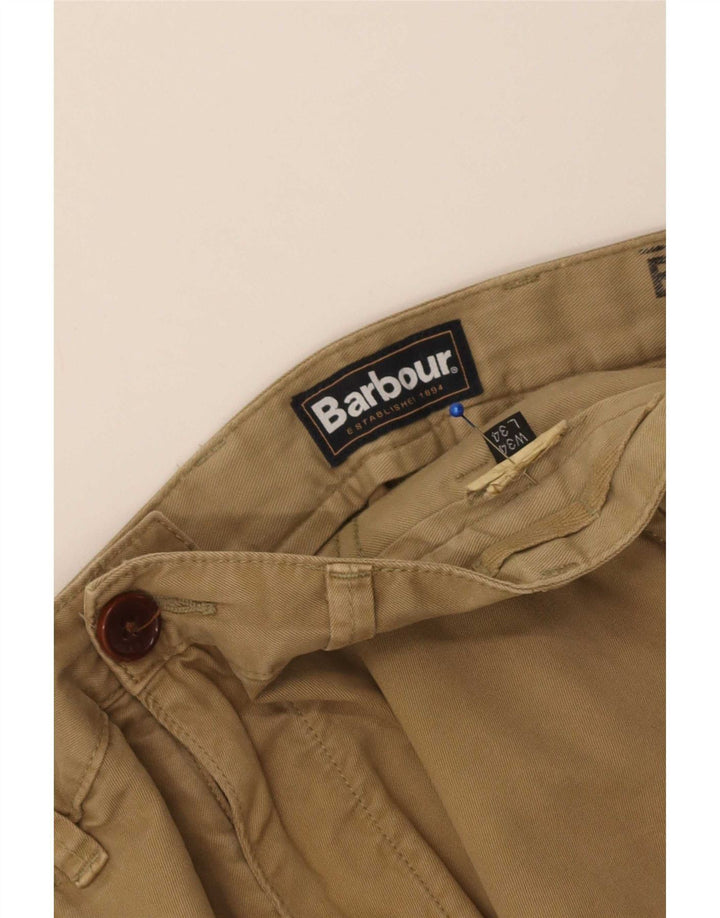 Брюки-чиносы Barbour мужские прямые W34 L34 бежевые