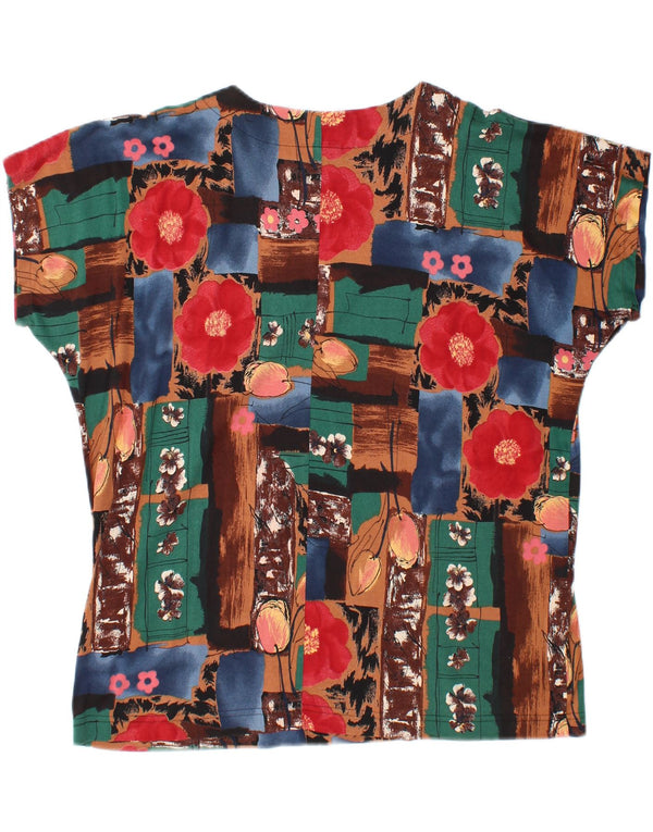 YOUR SIXTH SENSE Womens Blouse Top UK 22/24 3XL Multicoloured Patchwork