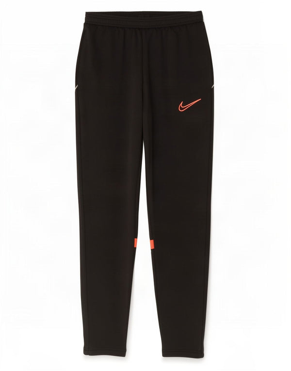 Мужские спортивные брюки Nike Dri Fit среднего размера, полиэстер с цветными блоками, средний черный