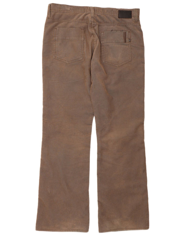 Мужские прямые вельветовые брюки Ben Sherman W34 L32 коричневые из полиэстера