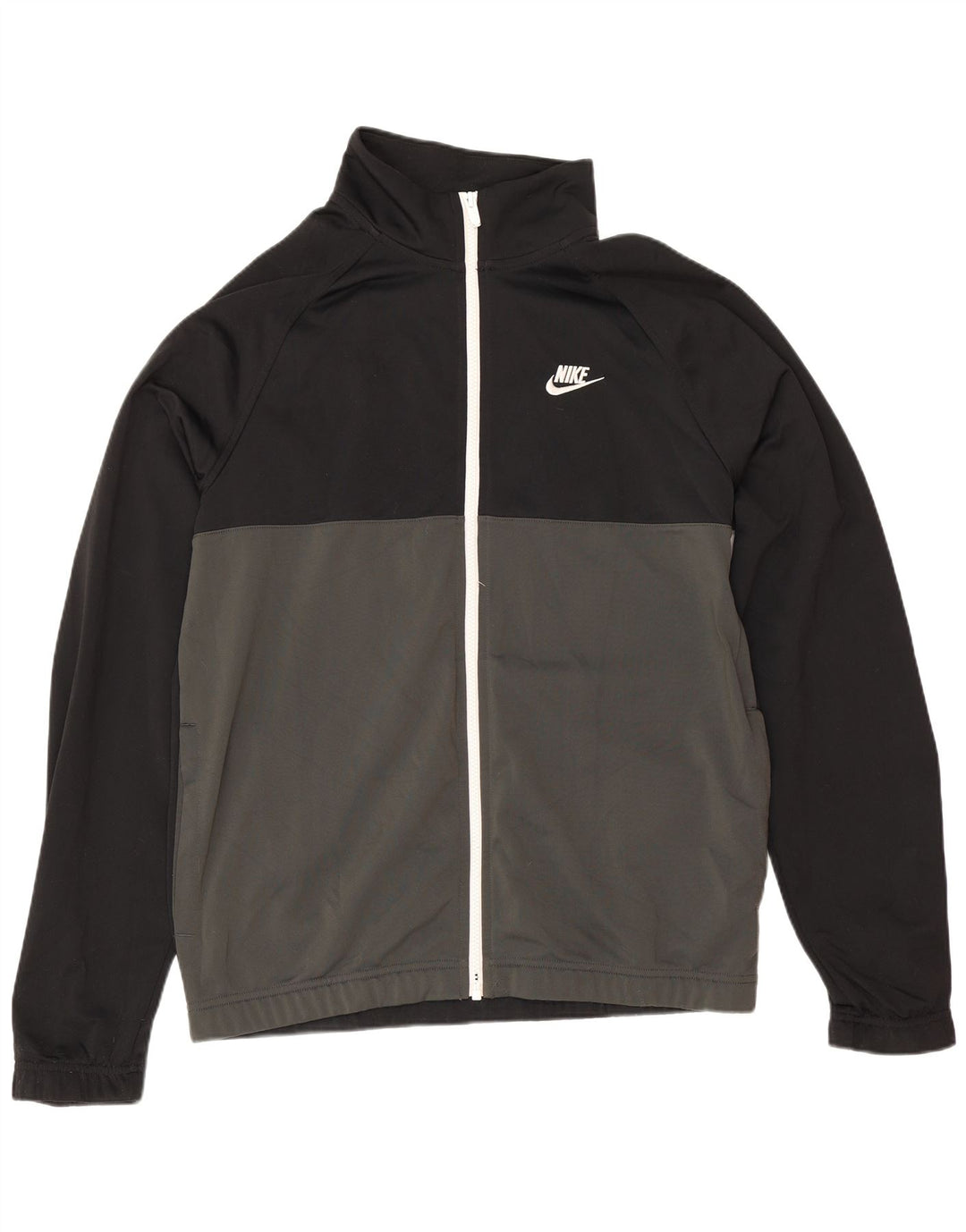 Мужской спортивный костюм Nike Regular Fit, верхняя куртка, средний черный, спортивная с цветными блоками