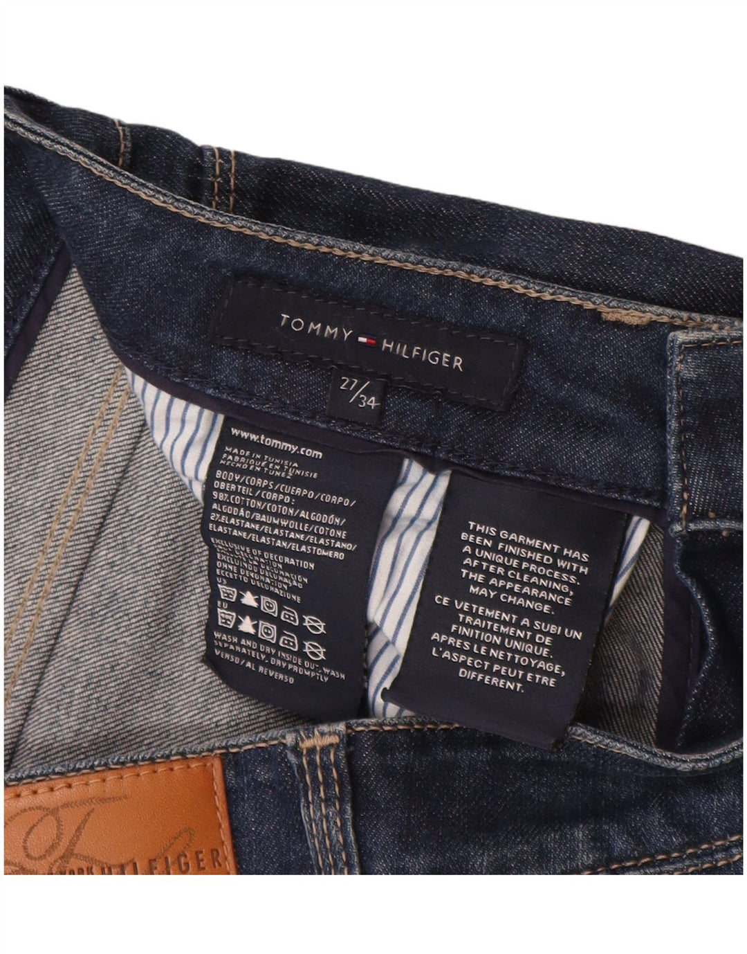 Женские джинсы Tommy Hilfiger Bootcut W27 L34 Темно-синие, хлопок