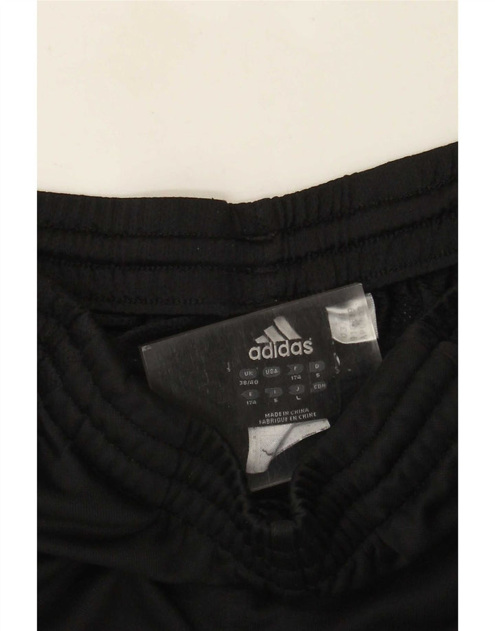 Мужские спортивные брюки Adidas UK 38/40, средний черный полиэстер