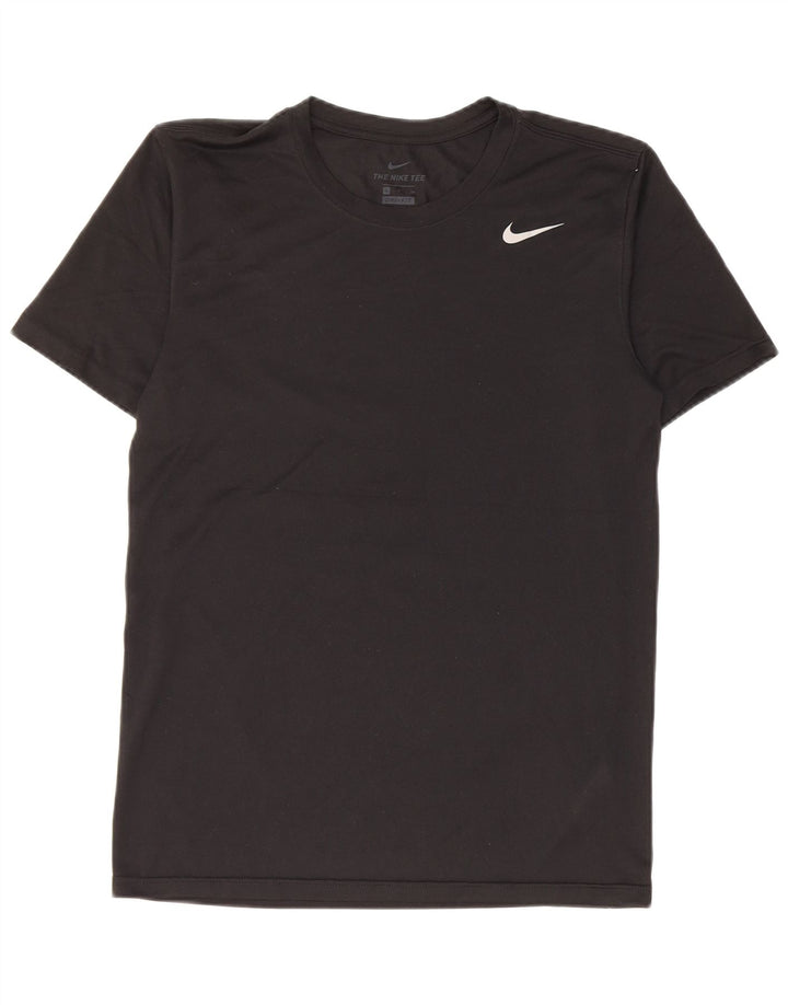Мужская футболка Nike Dri Fit, маленький черный полиэстер