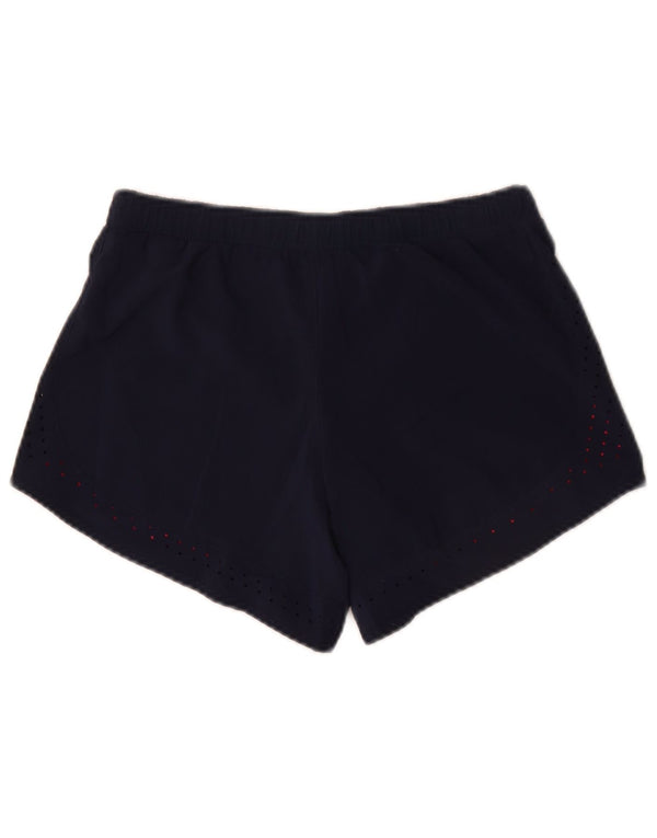 Женские спортивные шорты Adidas Climalite UK 12/14, средний темно-синий, хлопок