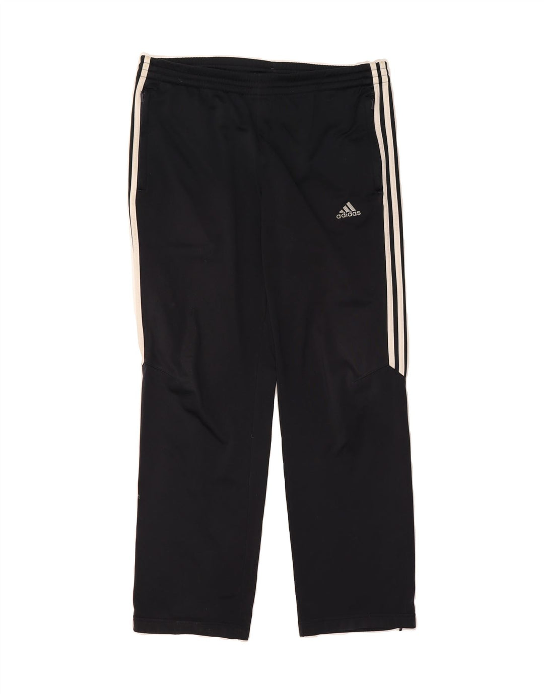 ADIDAS Mens Tracksuit Trousers UK 40/42 Medium Black Polyester Vintage Adidas and Second-Hand Adidas from Messina Hembry 