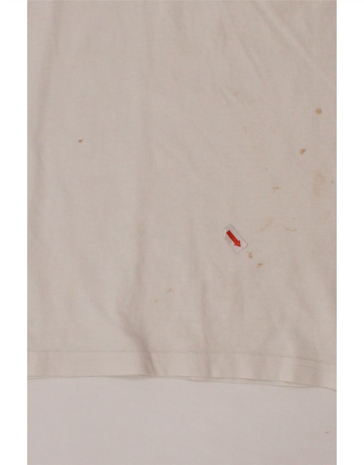 Футболка с рисунком ELLESSE для мальчиков, топ 11-12 лет, белая