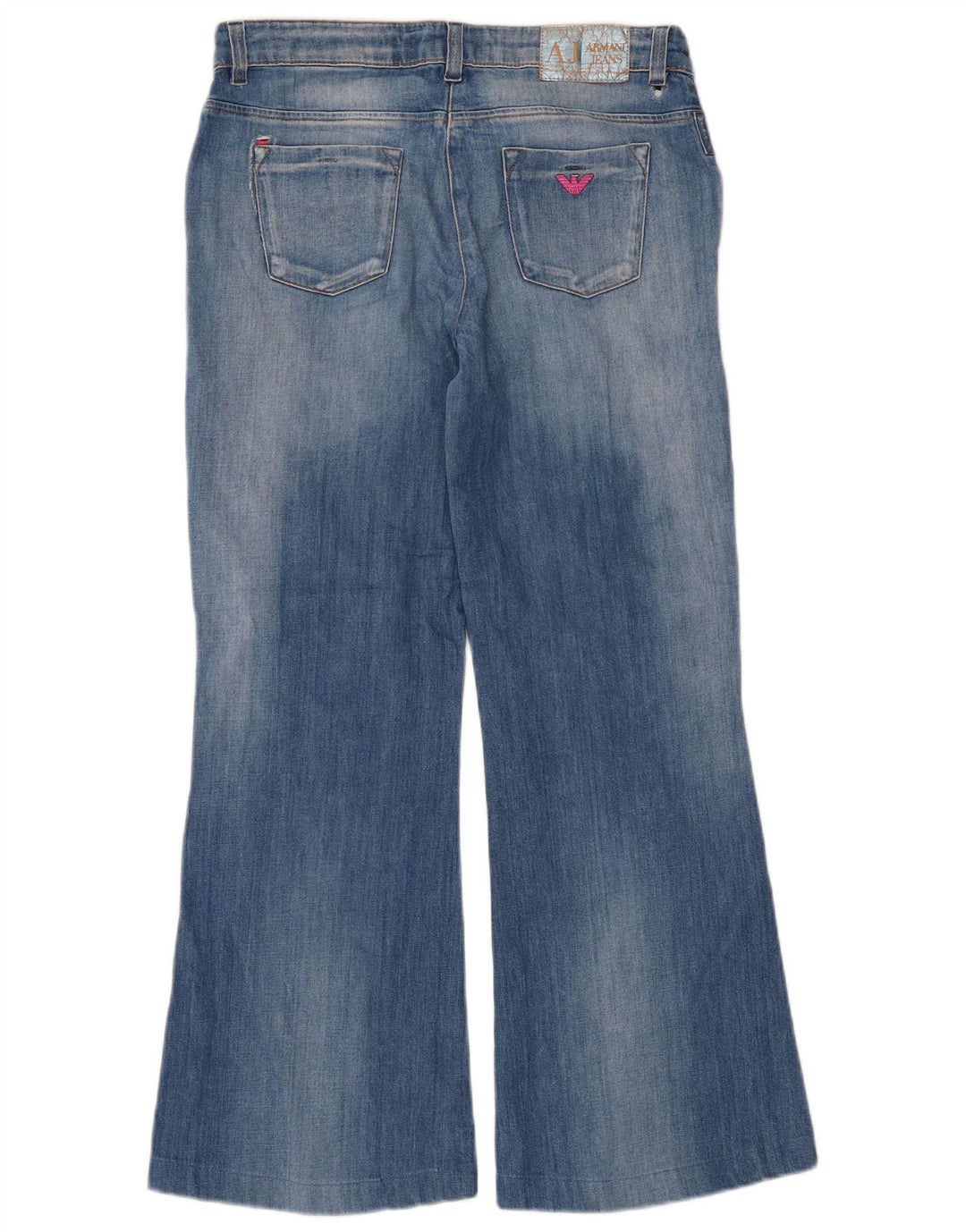 Женские расклешенные джинсы Armani W28 L27 синие