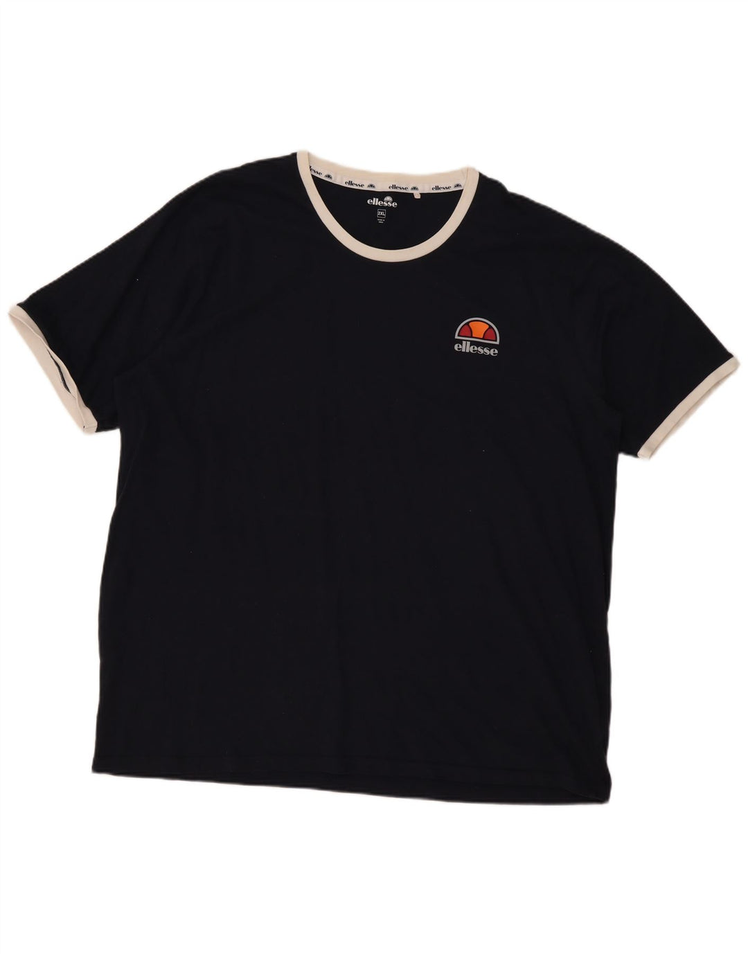 Мужская футболка Ellesse Top 2XL Темно-синяя, хлопок