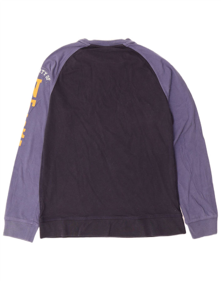Мужской топ с длинным рукавом Nike Graphic Top UK 39/41, средний темно-синий