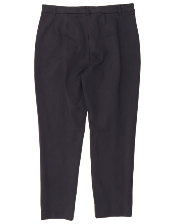 Женские укороченные брюки Marks & Spencer UK 12 Medium W30 L24 Темно-синие