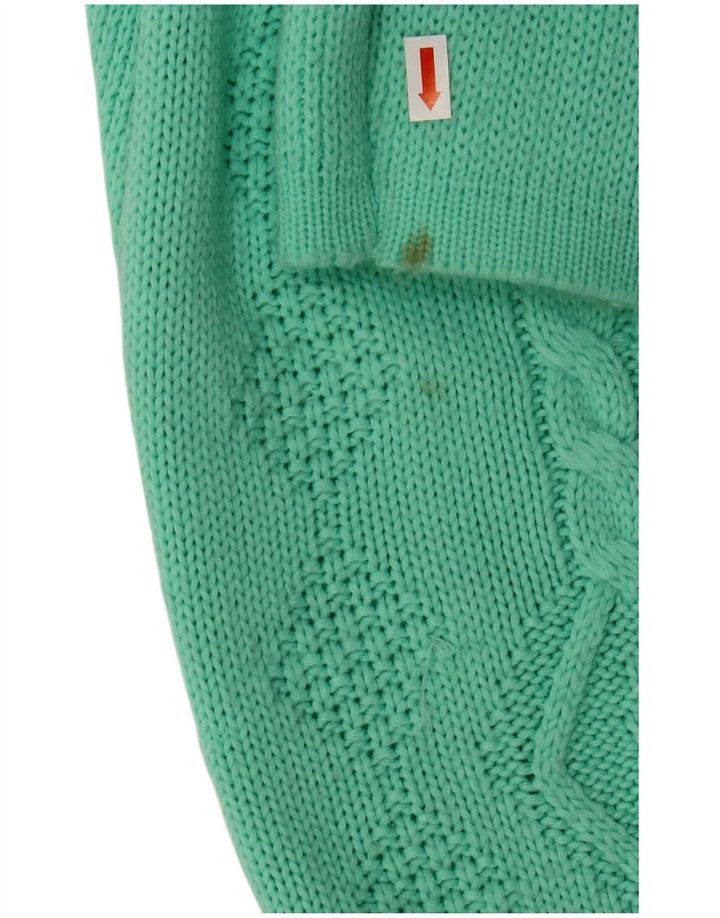 ВИНТАЖНЫЙ женский джемпер с v-образным вырезом, Великобритания, 18 XL, зеленый акрил