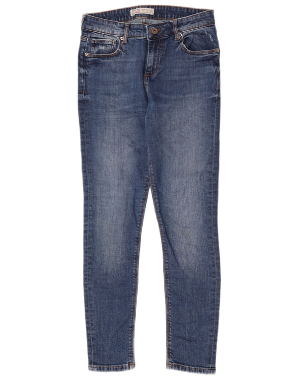 Женские джинсы скинни Zara EU 40 Medium W30 L27 Синие, хлопок