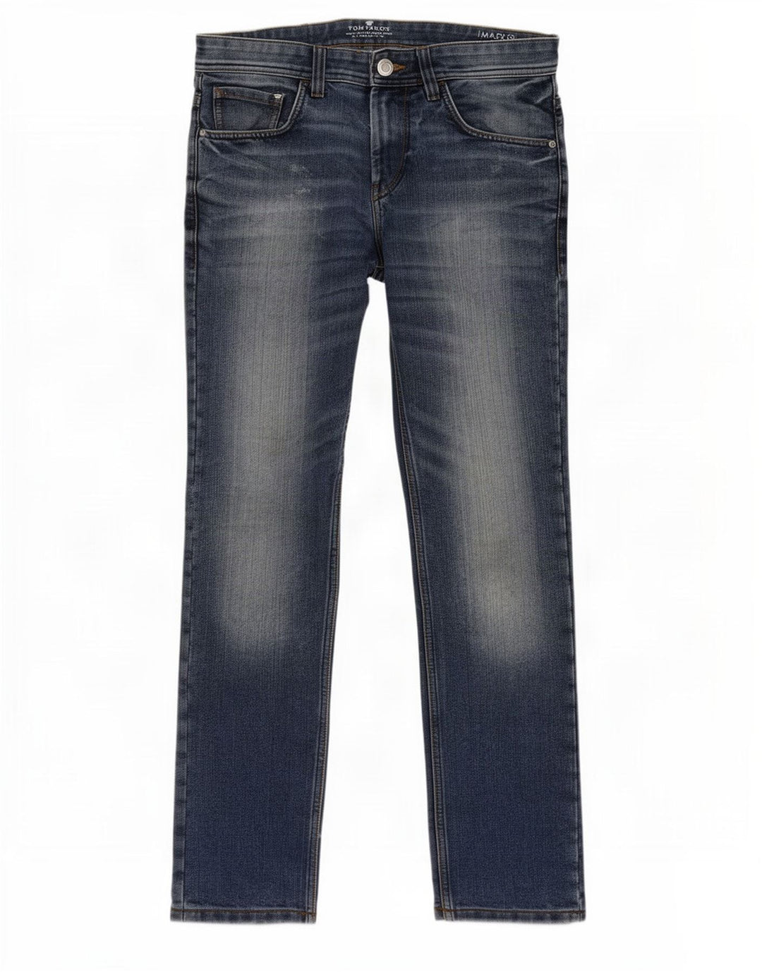 Мужские прямые джинсы Tom Tailor W30 L29 темно-синие, хлопок