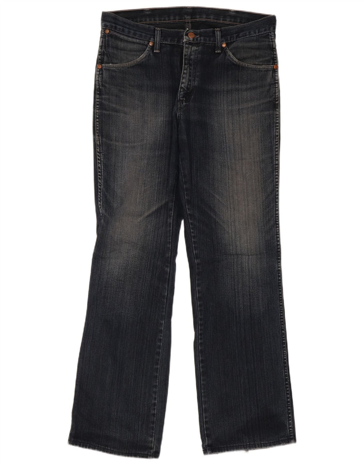Мужские джинсы Wrangler Alaska Bootcut W33 L31 темно-синие, хлопок
