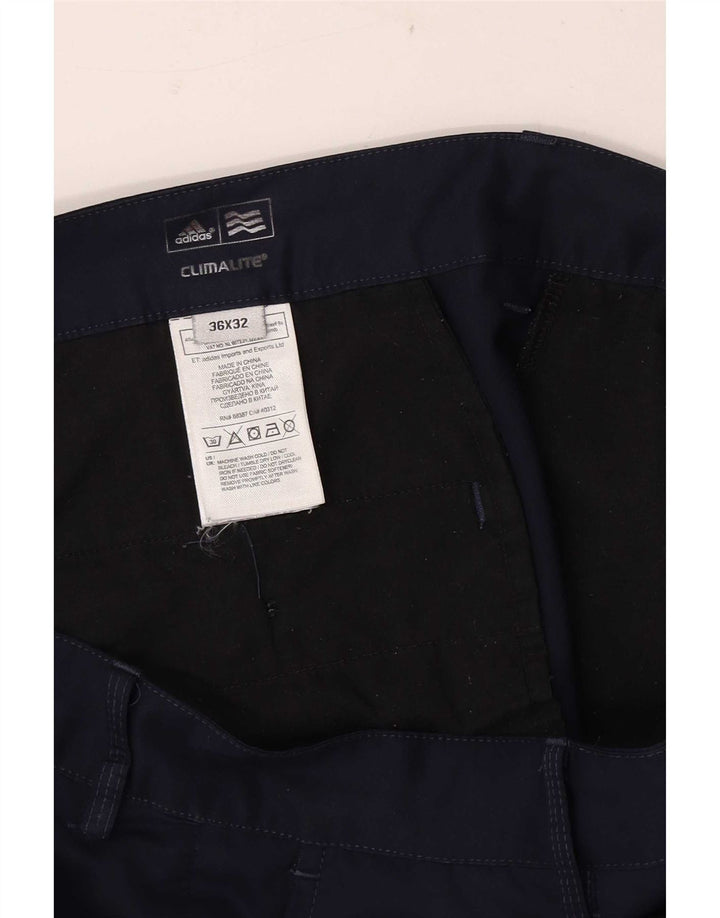 Мужские брюки-чиносы Adidas Climalite W36 L29 темно-синие из полиэстера