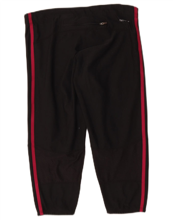 Женские леггинсы-капри Nike Dri Fit UK 12, средние, черные