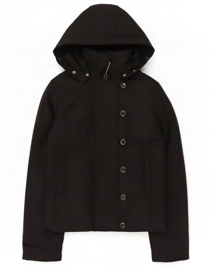Женская ветровка Gap с капюшоном UK 6 XS, черный полиэстер