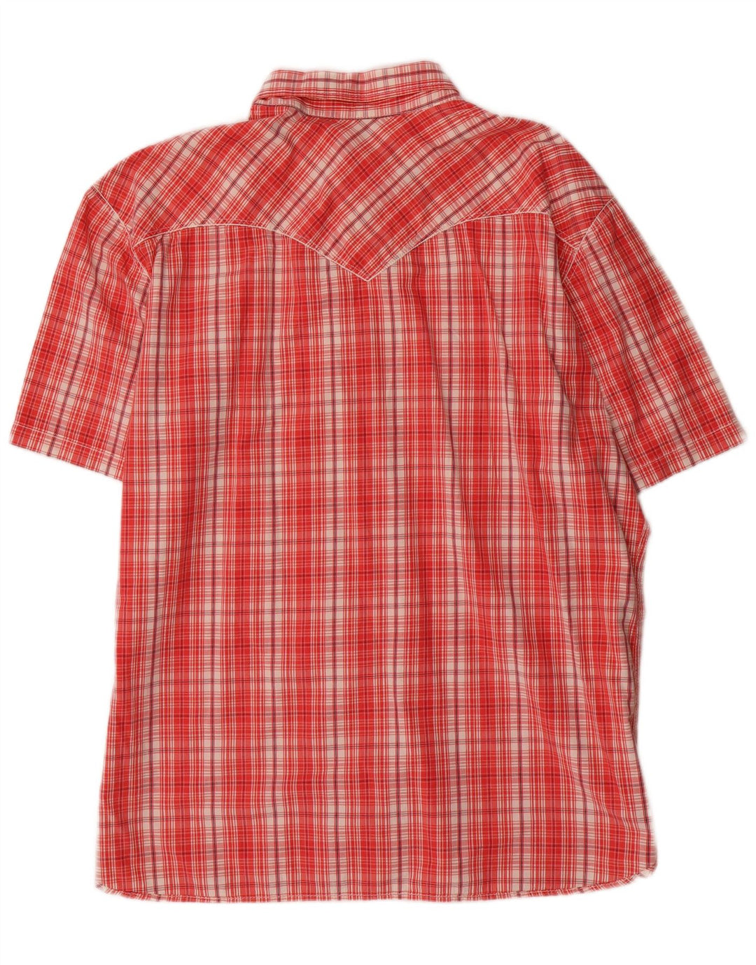 Мужская рубашка Denizen с коротким рукавом Levi's 2XL, хлопковая красная клетка