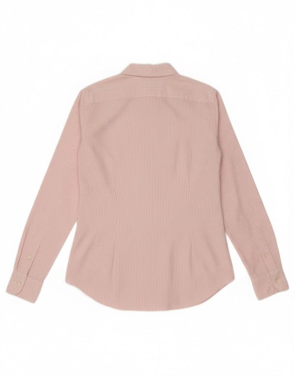 Женская рубашка узкого кроя Ralph Lauren, США 0 XS, розовая хлопковая полоска