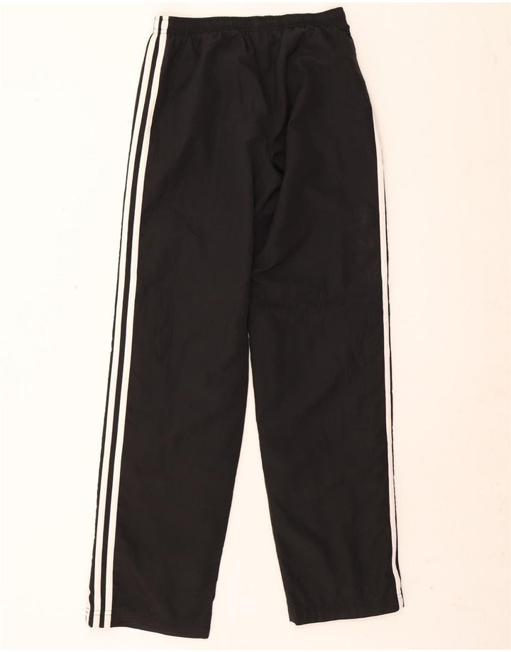 Мужские спортивные брюки Adidas UK 10, маленькие черные из полиэстера