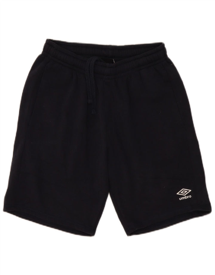 Мужские спортивные шорты Umbro, темно-синие, хлопковые, среднего размера
