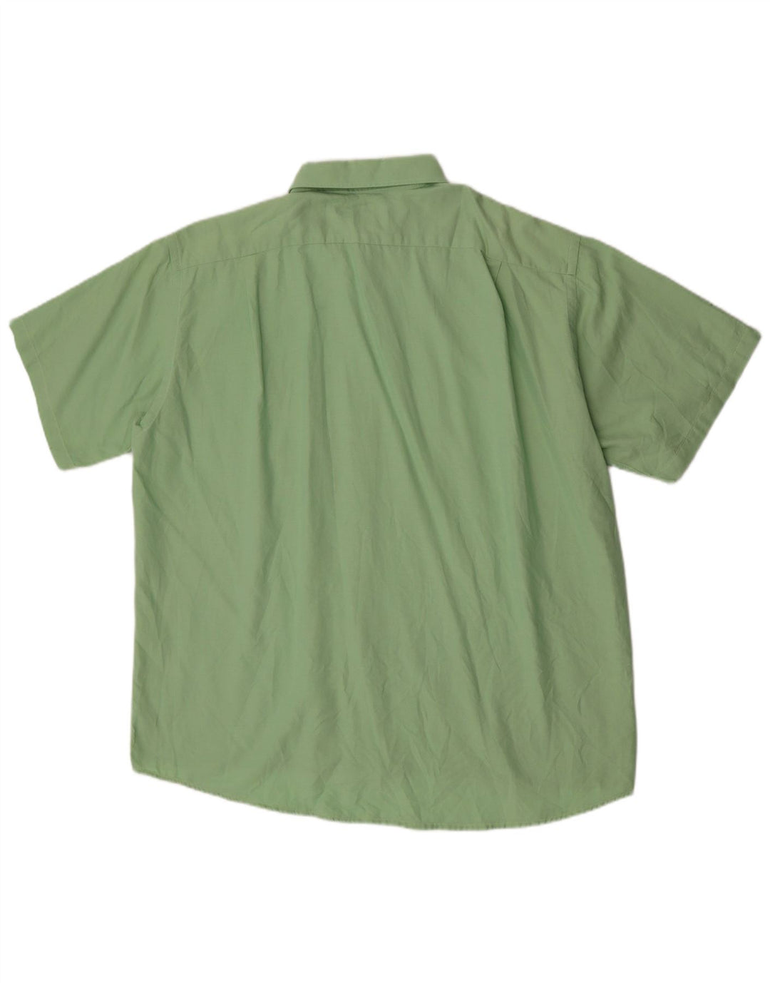 Мужская рубашка с коротким рукавом Lacoste, размер 43, большая зеленая