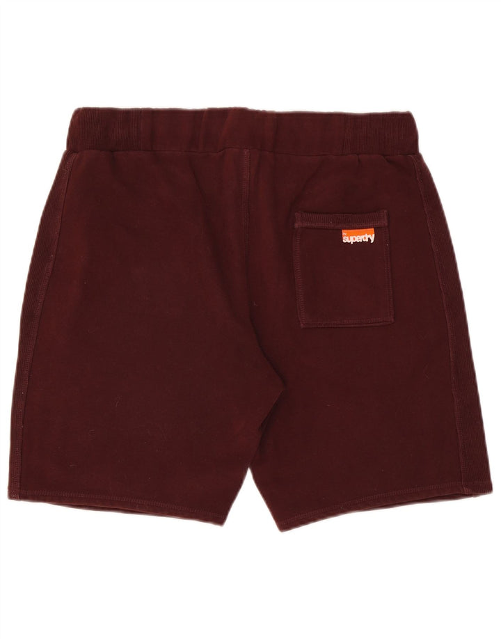 Мужские спортивные шорты Superdry, средний бордовый хлопок, хлопок