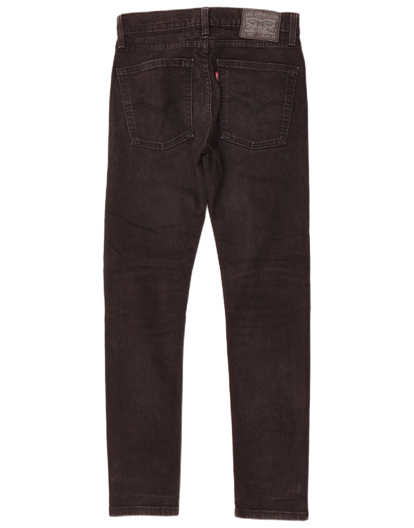 Мужские джинсы скинни Levi's 510 W30 L32, черный хлопок