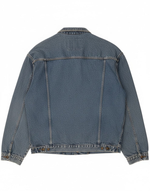 Мужская джинсовая куртка Casucci UK 42 XL синяя