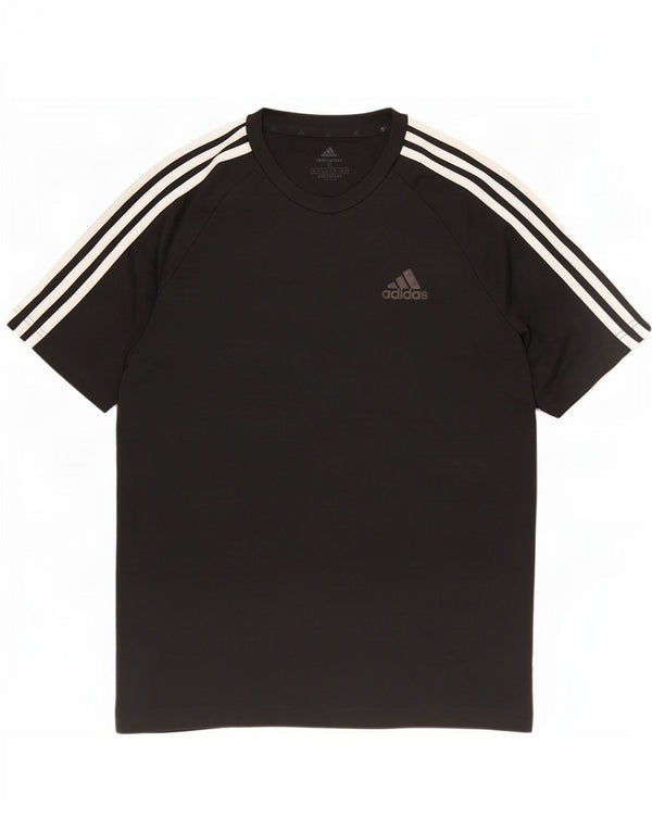 Мужская футболка Adidas Aeroready, маленький черный полиэстер