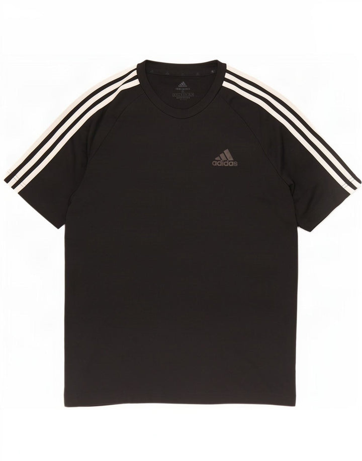 Мужская футболка Adidas Aeroready, маленький черный полиэстер