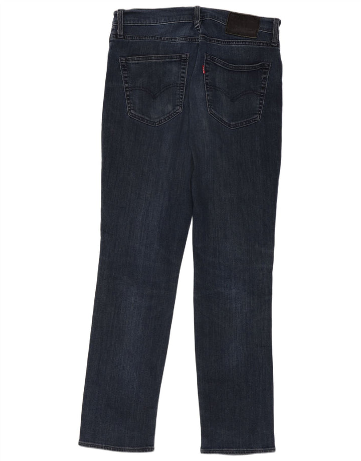 Мужские узкие джинсы Levi's W32 L30 темно-синие, хлопок