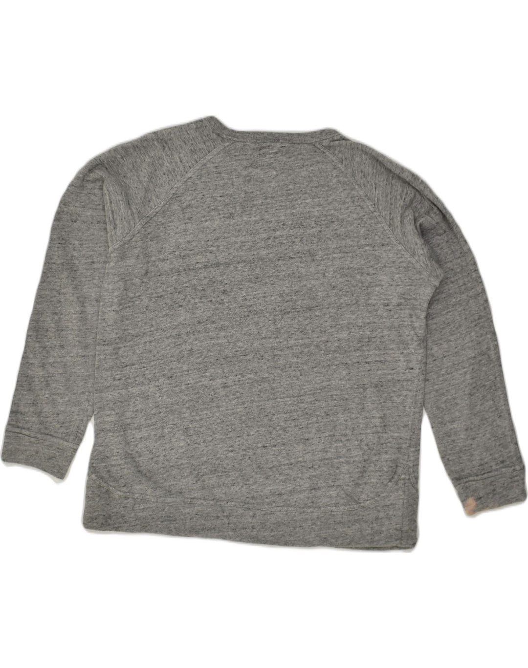 JACK WILLS Womens Oversized Sweatshirt Jumper UK 12 Medium Grey Flecked | Vintage Jack Wills | Thrift | Second-Hand Jack Wills | Used Clothing | Messina Hembry 