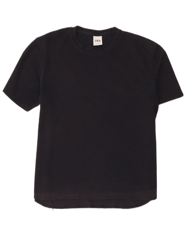 Мужская футболка Zara Top XL темно-синяя